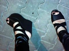 my high platform wedge sandals