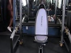 guy gets pov blowjob at the gym