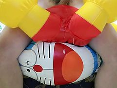 cum inflatable anpanman & doraemon