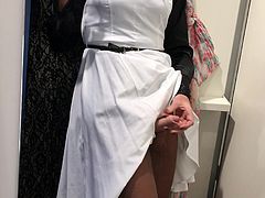 Masturbation in women's changing room