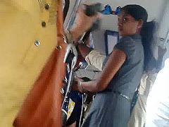 Sri lankan Cute office girl ass in bus