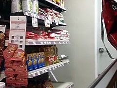 Stripping and masturbating in a store and gets caught.