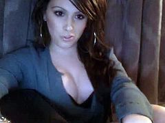 Insane Brunette wRock Hard Cock