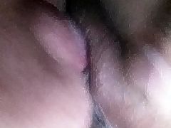 close of me eating my milfs pussy