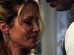 Jessica drake sucks like it aint no thing in oral action with hot blooded guy