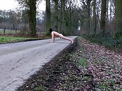 My naked exhibition