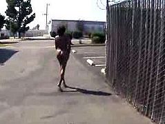 Short Naked Public Walk 1