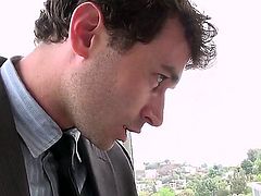 Jayden Lee, Alina Li and James Deen are on top of each other and are doing a threesome. The guy whips his dick out of his trousers and inserts it into these hot babes.
