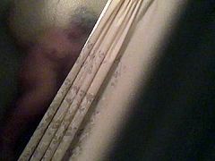 Shower mastubation with pink vibrator - spy camera MILF