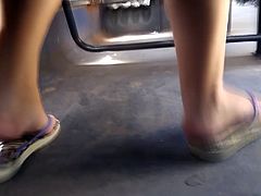 Candid teen amazing soles and feet sola pies