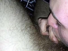 A lad deep throatin my big dick