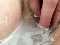 Pussy in the bath