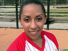 A hot brunette latina is a rare appearance on the sports field. This bitch loves to keep fit and also enjoys to get dirty. Click to watch slutty Priya, showing her big boobs to the camera. She's got a large sensual smile and the lucky winner gets to admire her crazy ass, too. Have fun and relax.