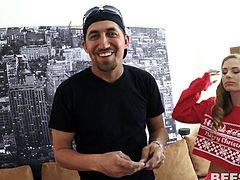 It's a sexy parody of an SNL classic. These dudes show up at christmas with special packages. They have given the gift of a dick in a box. The hot babes are wearing Christmas sweaters, as they drop to their knees to suck cock.