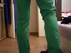 Heimlich beim umziehen
