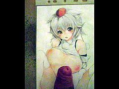 Cum Tribute - Momiji Inubashiri