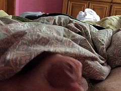playing with wife in bed
