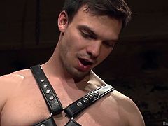 Jason has Eli bound and completely exposed. The candle he's holding, is being used to drip hot wax all over Jason's helpless body. He even drips some on his dick! Finally, after Eli begs enough, Jason slides his own cock balls deep in Eli's ass.