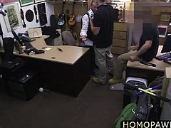 Frustrated straight dude fucked for cash