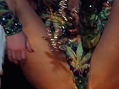 Miley Cyrus ass show
