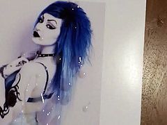 Cum Tribute to XX Goth Girl XX