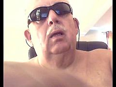 grandpa cum on cam