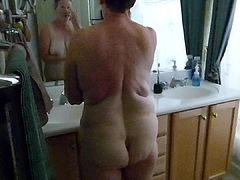 Grandpa's Booty - Tina out of the shower