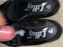 Cum on friend's mom's shoes