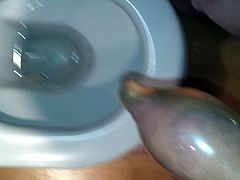 CD crossdresser amateur condom piss pissing