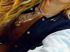 Hawt Ladyman Inserts a Marital-Device on her Constricted A-Hole