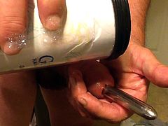 Urethral sound all the way in