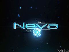 Neva loves hot sensual sex, luckily for her the space station is equipped with a vr simulator. This app allows you to enter her vr world and touch her on the right places. She will reach an orgasm if you are good enough