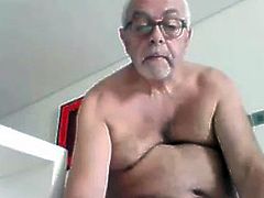 grandpa cum on cam