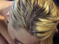 bonded blonde gets awfully aroused