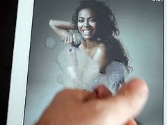 Zoe Saldana cumtribute - june 2015