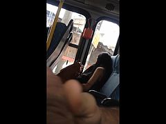 Masturbation in bus 10