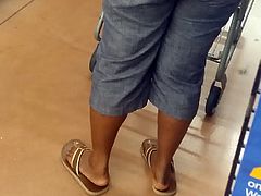 Haitian mature booty shopping