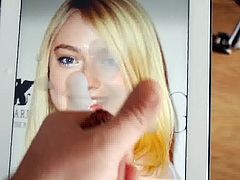 Dakota Fanning cumtribute - april 2015