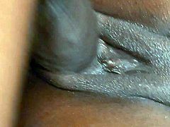 Big tits ebony gets her pussy pounded by black cock