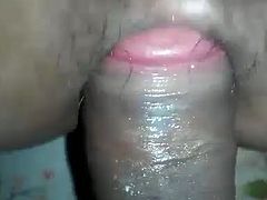 Desi wife with wet hairy pussy being anal fucked