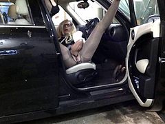 CD PANTYHOSE SLUT CAR TEASING