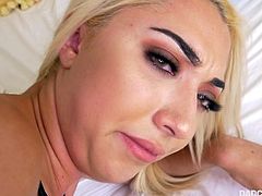 Jessica wants to fuck someone she knows that she shouldn't. Her stepdad is a hunk and she wants his massive cock inside of her wet pussy. They meet in the bedroom and she bends over, so he can plow deep into her vagina.