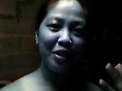 Prostitute of Manila Raquel Anyayahan Shaking Her Big Tits