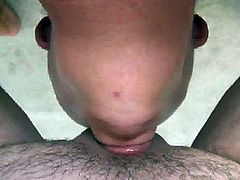 Upside down deep throat with T