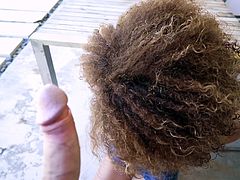 When I saw Cecilia, I knew I had to get my dick in her mouth. Light brown skin, that ass, but mostly it was her eyes and that big puff of hair. It made her look so wild and fun, and the way she sucks a cock sure matches that look!