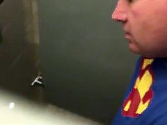 caught dude jerking off in men's room