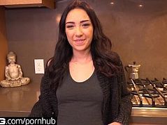 Teen Kiley Jay Cooking Naked with A Creampie Dessert