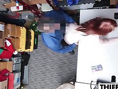 Petite Redhead Teen Thief Gets Fucked