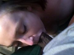 White female getting her throat fucked