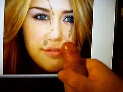 Creaming Miley Cyrus